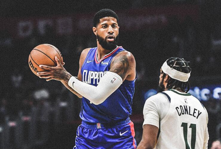  快船乔治复出即暴走 40分屠公牛止连败  